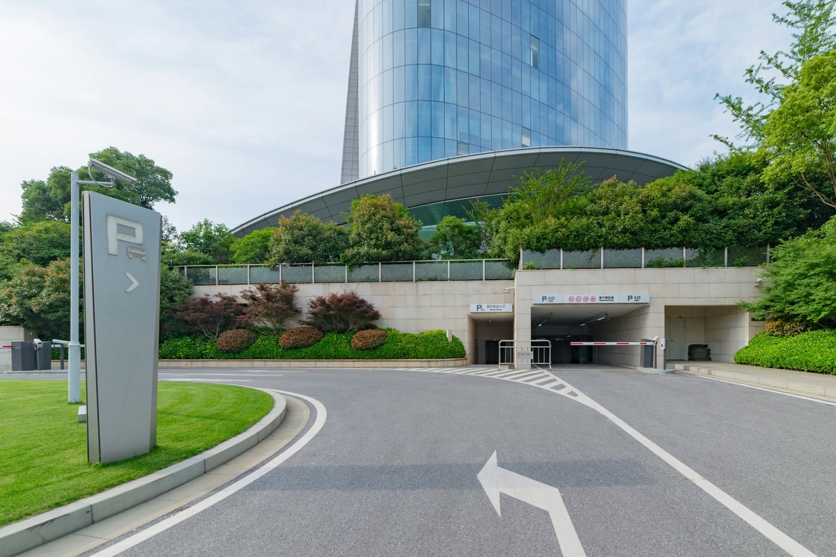 Building parking lot